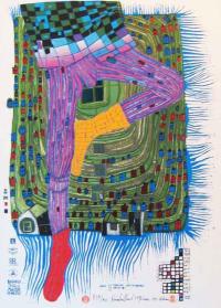 In Gamba by Friedensreich Hundertwasser